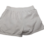 Short de sport Under Armour Coton Confort Blanc - Femme Taille M