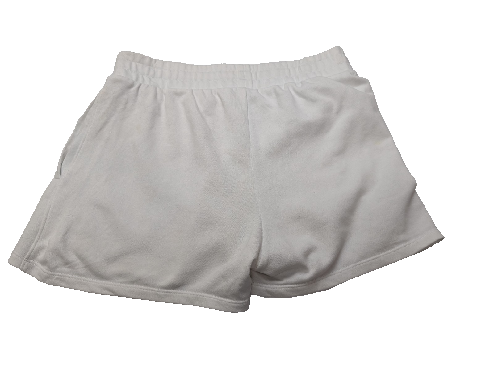 Short de sport Under Armour Coton Confort Blanc - Femme Taille M