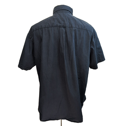 Chemise Nautica XL Bleu Marine 100% Coton Manches Courtes
