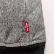 Veste Levi's Grise Matelassée Capuche Noire Homme Taille L