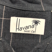 Chemise hawaïenne Havana Shirt XL noire cocktails Mojito 100% viscose