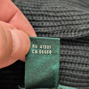 Gilet cardigan LAUREN Ralph Lauren M noir col châle ouvert manches longues