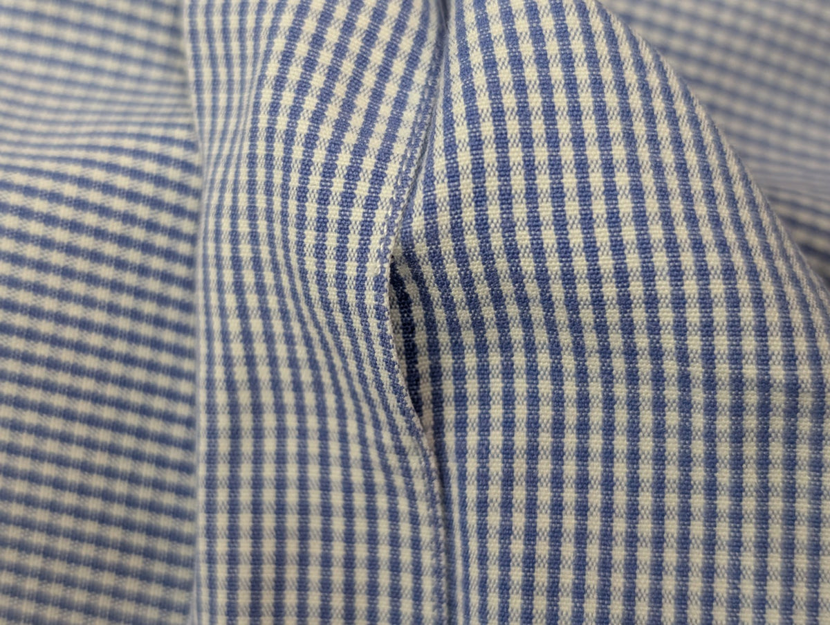 Chemise Polo Ralph Lauren Shirt Blake L XL Vichy Bleu Logo Noir Button Down