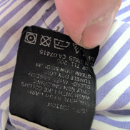 Chemise Nautica XXL Violet Rayures 100% Coton Mercerisé Logo Brodé