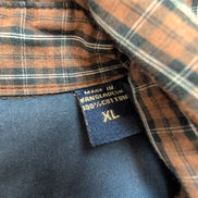 Chemise Wrangler River Coton XL Carreaux Marron et Noir