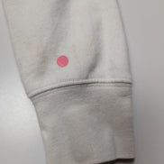 The North Face Sweat à Capuche Blanc Logo Bleu Marine - Taille M Femme