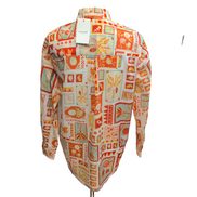 Chemise Hawaïenne Femme Musy Muse Paris S Neuve Coton Manches Longues