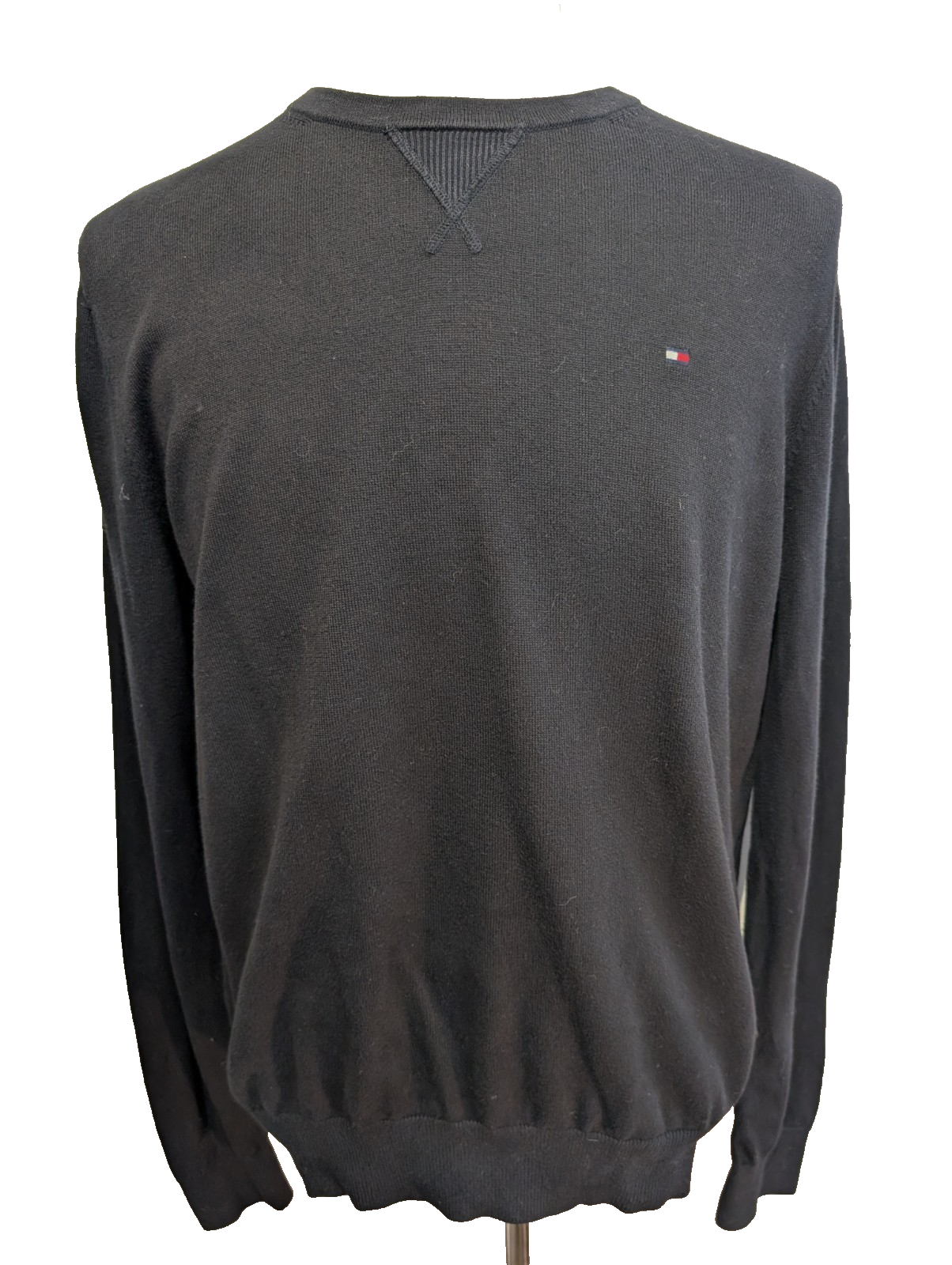 Pull Tommy Hilfiger Homme Col Rond Noir Profond - Taille M