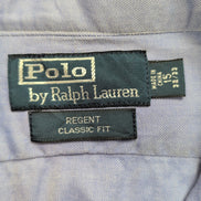 Chemise Polo Ralph Lauren M Regent Classic Fit Bleu Coton Excellent État
