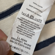 Marinière L.L. Bean Femme Blanc Cassé & Bleu Coupe Oversize - Taille M