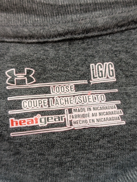 t-shirt Under Armour Eastern Michigan Lacrosse Homme Gris Taille L