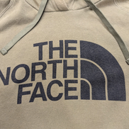 The North Face Sweat à Capuche Kaki Logo Noir - Taille S Femme