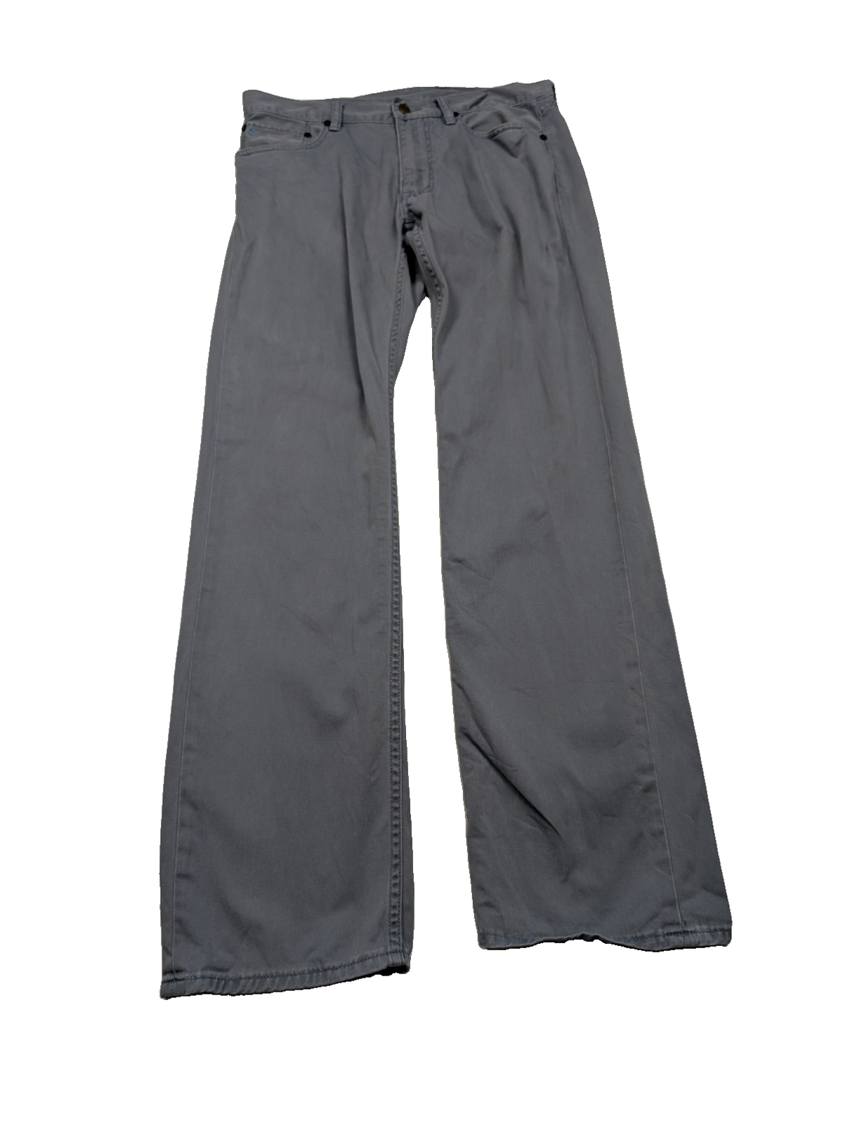 Jean Polo Ralph Lauren Dry Goods W32 L32 gris bleu coton coupe droite