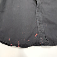 Chemise Harley Davidson XL Noire Coton Poches Boutonnées Logo Brodé