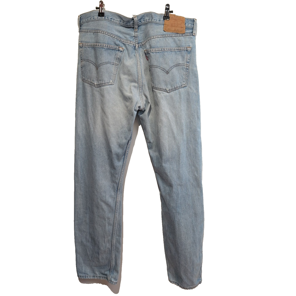 Levi’s 501 Jean Homme W38 L34 Bleu Clair Vintage Pantalon Bouton