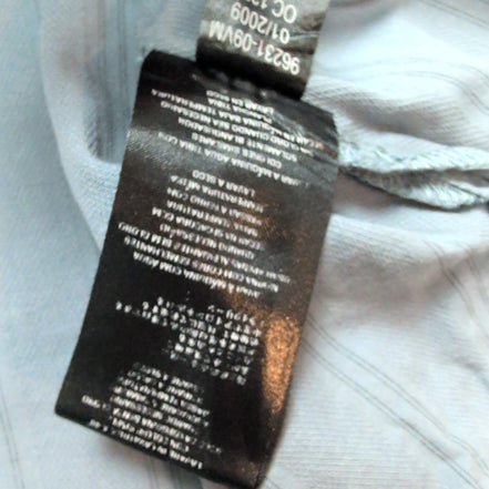 Chemise Harley-Davidson L Grise Rayures Broderies Avant Dos Manches courtes