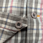 Chemise Carhartt Force 2XL Gris Rouge Carreaux Coton Nylon Manches Courtes