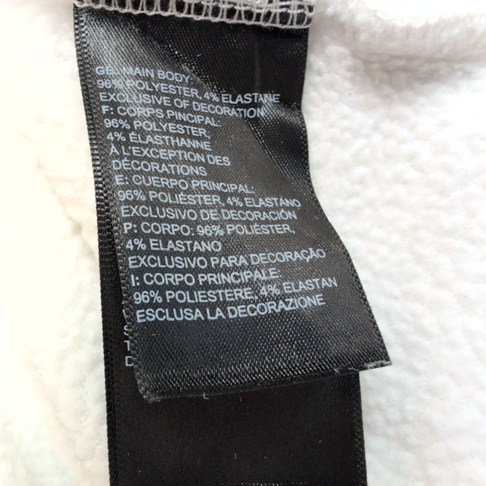 Sweat col zippé The North Face blanc Femme Taille M intérieur polaire