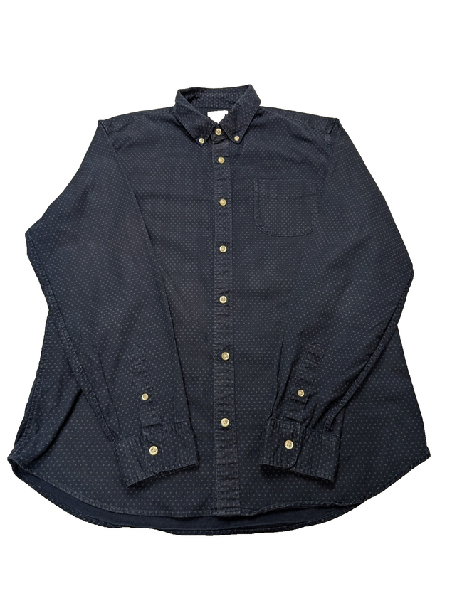 Chemise GAP bleu marine à motifs manches longues homme taille L