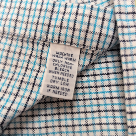 Chemise Ralph Lauren Custom Fit L Turquoise Noir Oxford Logo Bleu Marine