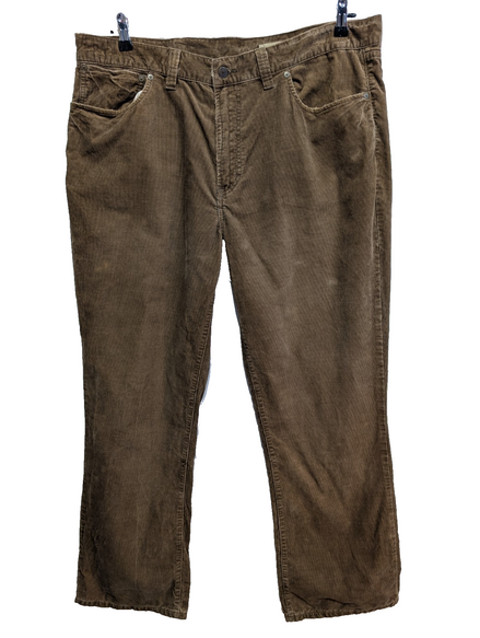 Pantalon Velours Côtelé Polo Ralph Lauren W38 L28 Beige Homme Vintage Jean