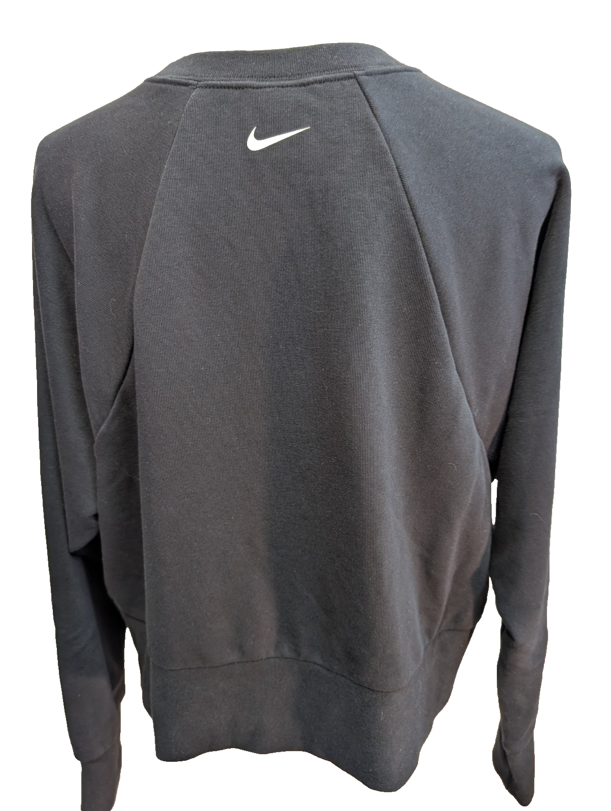 Sweat Nike noir femme crop top sport Dri-fit col rond