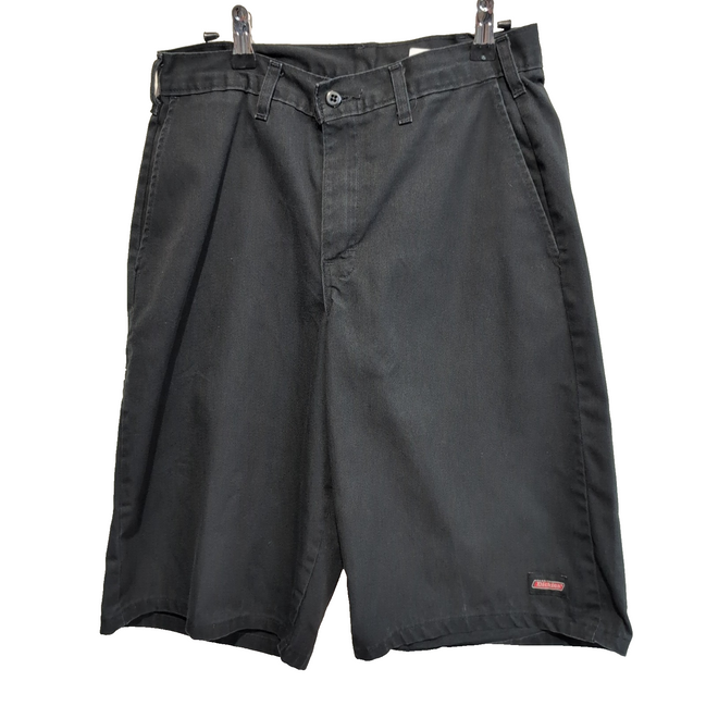 Short Dickies Workwear Noir Homme W30 Coupe Droite Très Bon État