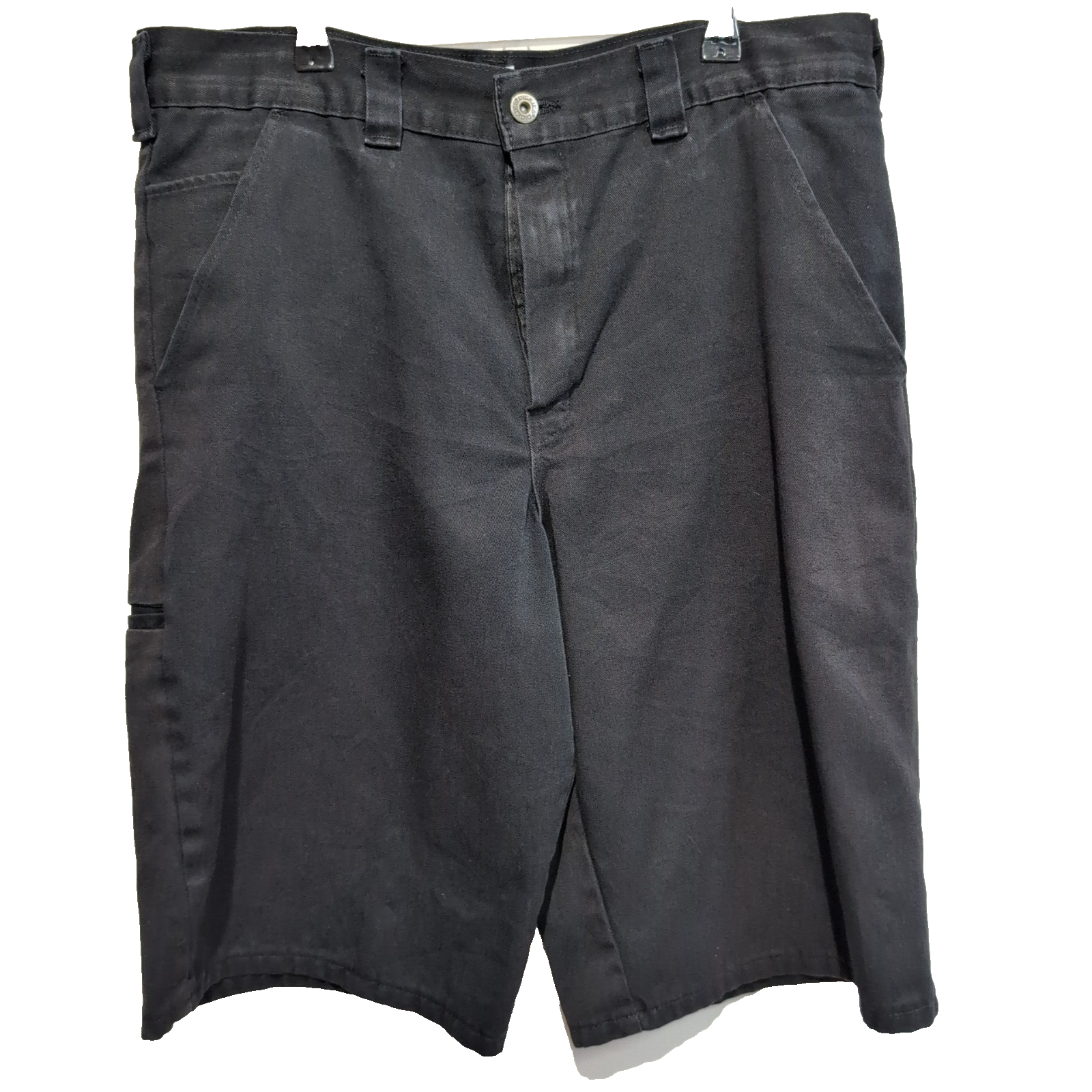 Short Dickies Workwear Noir Homme W34 Coupe Droite Très Bon État