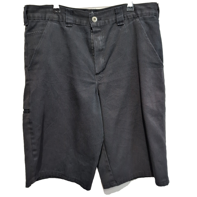 Short Dickies Workwear Noir Homme W34 Coupe Droite Très Bon État