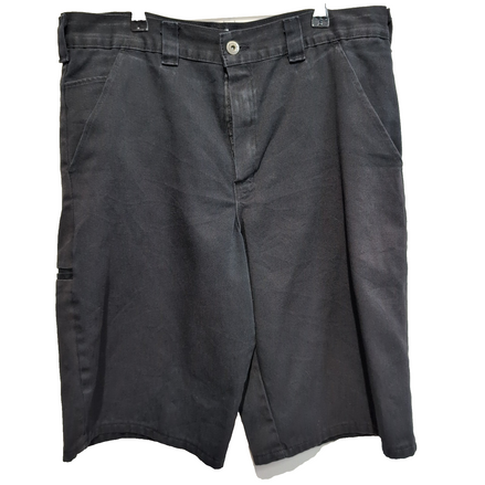 Short Dickies Workwear Noir Homme W34 Coupe Droite Très Bon État