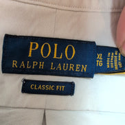 Chemise Polo Ralph Lauren XLTG Classic Fit Blanc Logo Premium