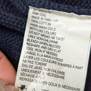 Pull Timberland Col Rond Bleu Marine 100% Coton Taille L Logo Brodé