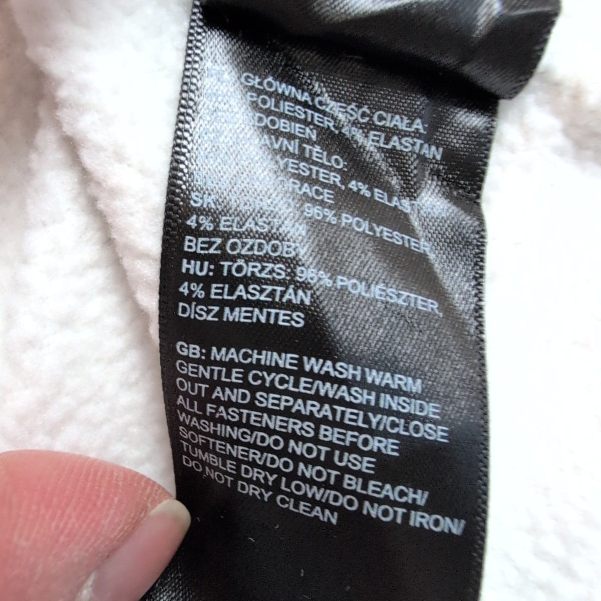 Sweat col zippé The North Face blanc Femme Taille M intérieur polaire
