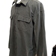 L.L. Bean XXL Chemise Chamoisette Flanelle Épaisse Vert Kaki Workwear