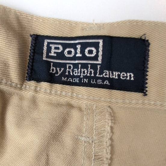 Pantalon chino Polo Ralph Lauren beige made in USA taille W36xL30 FR46 #17cr