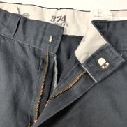 Pantalon chino Dickies 874 noir W34 L30 coupe droite
