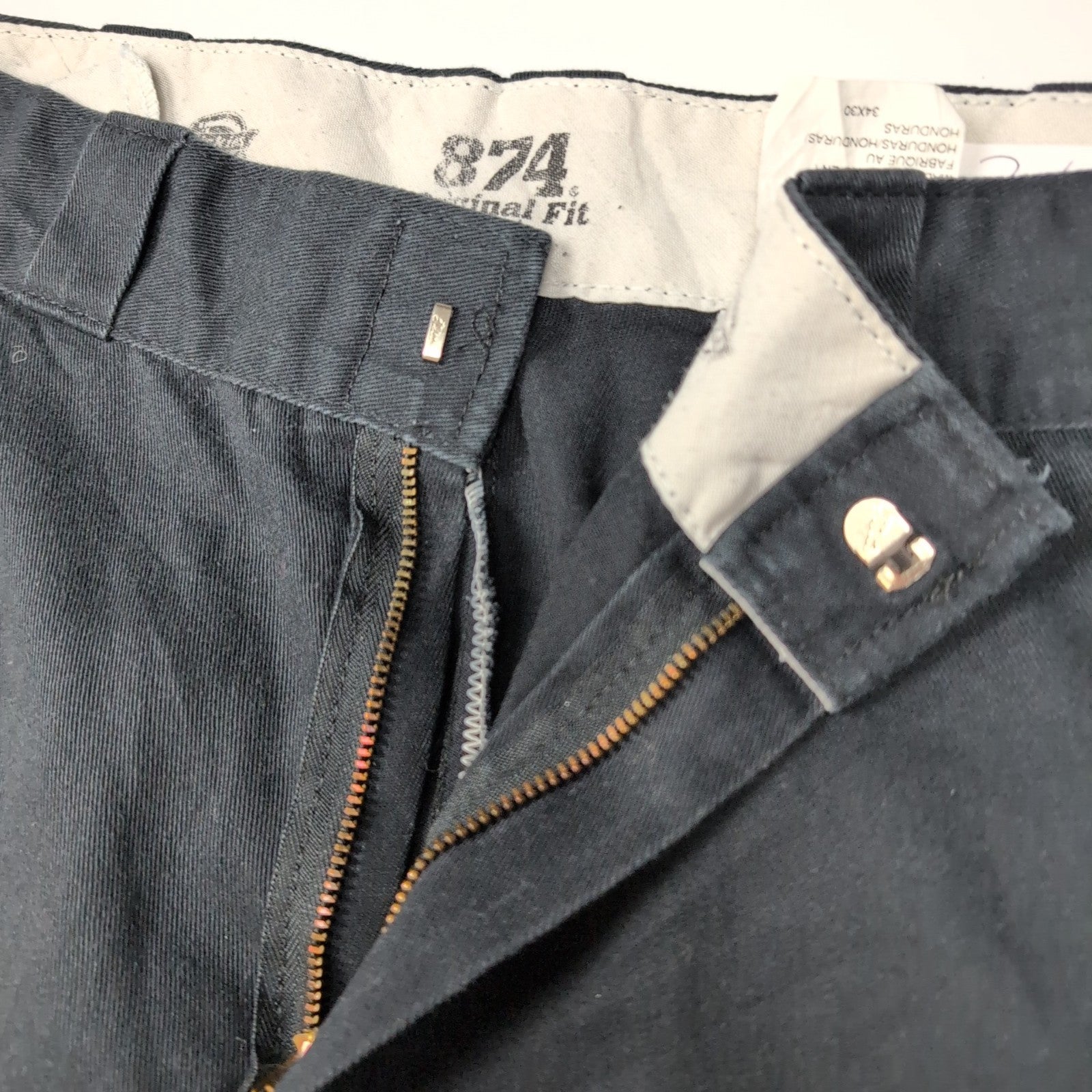 Pantalon chino Dickies 874 noir W34 L30 coupe droite
