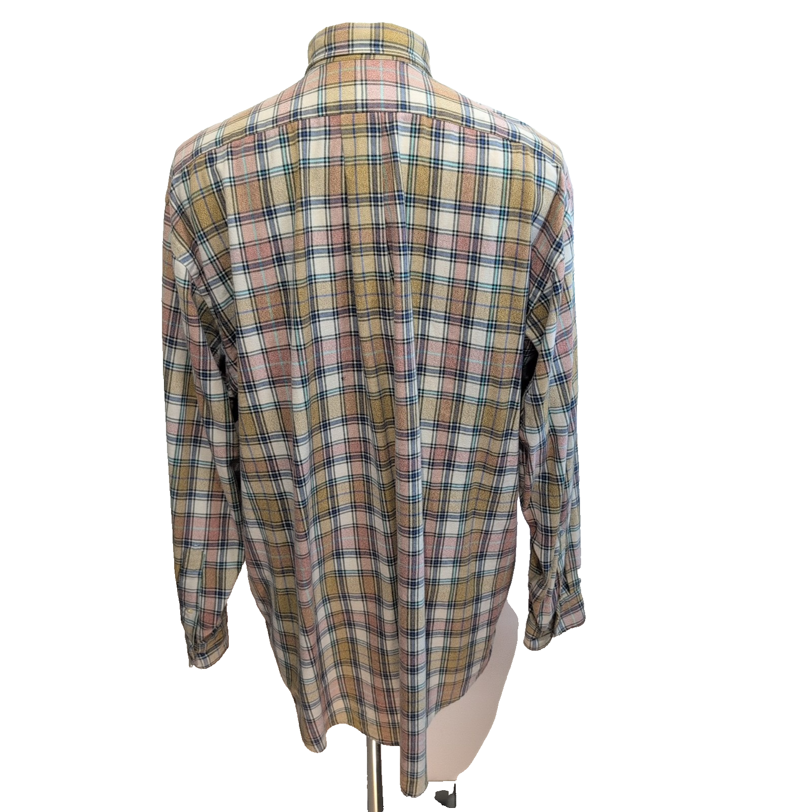 Chemise Ralph Lauren Vintage L Flanelle Carreaux Manches Longues