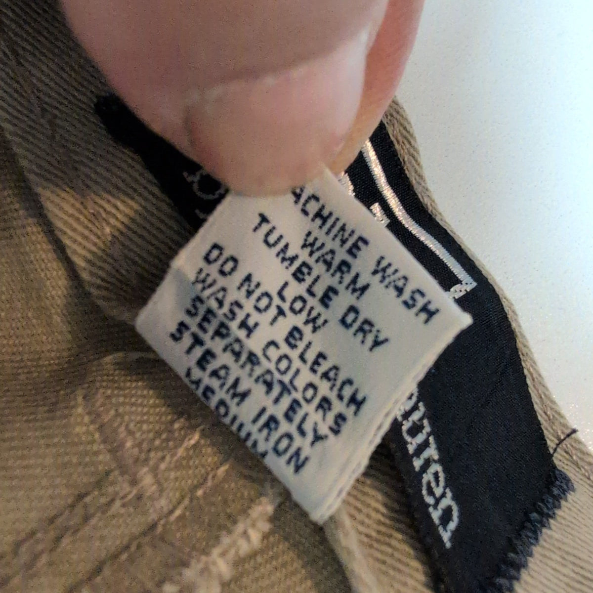 Pantalon Chino Polo Ralph Lauren W33 L34 Crème À Pinces 100% Coton