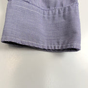 Chemise Ralph Lauren M Violet Bleu Fins Carreaux Manches Longues