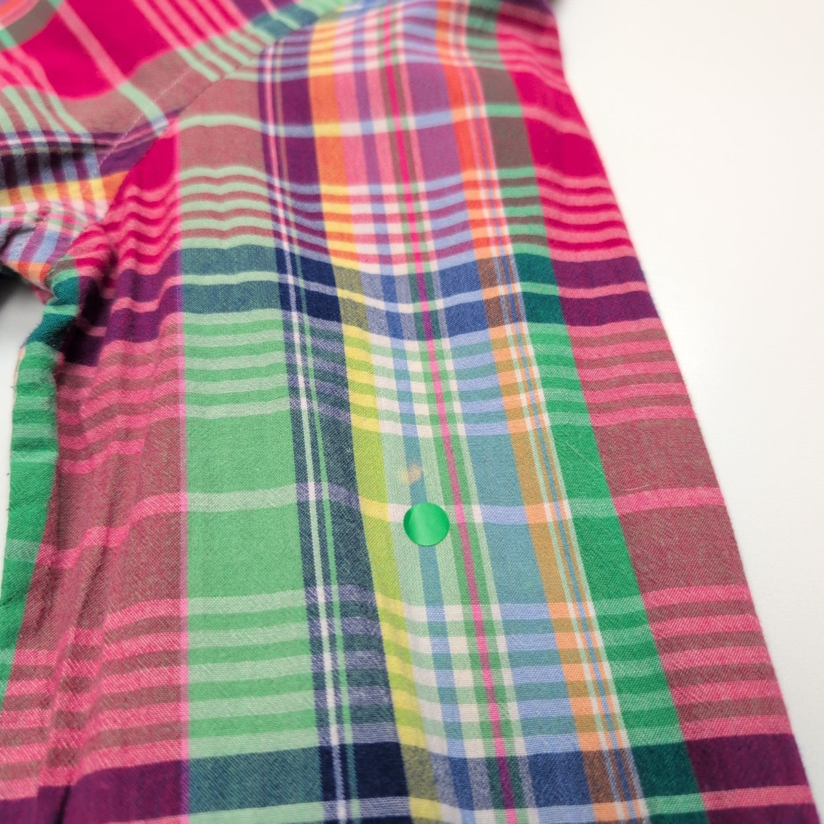 Chemise Ralph Lauren Femme XL 44 46 Fuchsia Carreaux Coton Cintrée