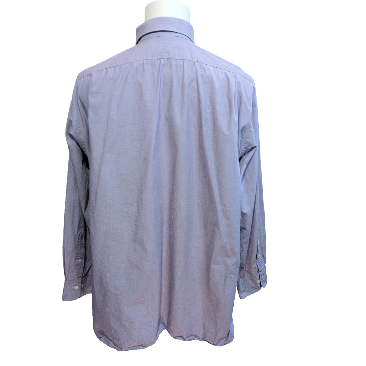 Chemise Polo Ralph Lauren Classic Fit XXL Violet uni Sans Logo manches longues