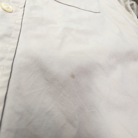 Chemise L.L. Bean beige crème uni taille S #134e