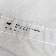 Chemise Levi's L Bleu Oxford Standard Fit Poche Boutonnée Manches courtes