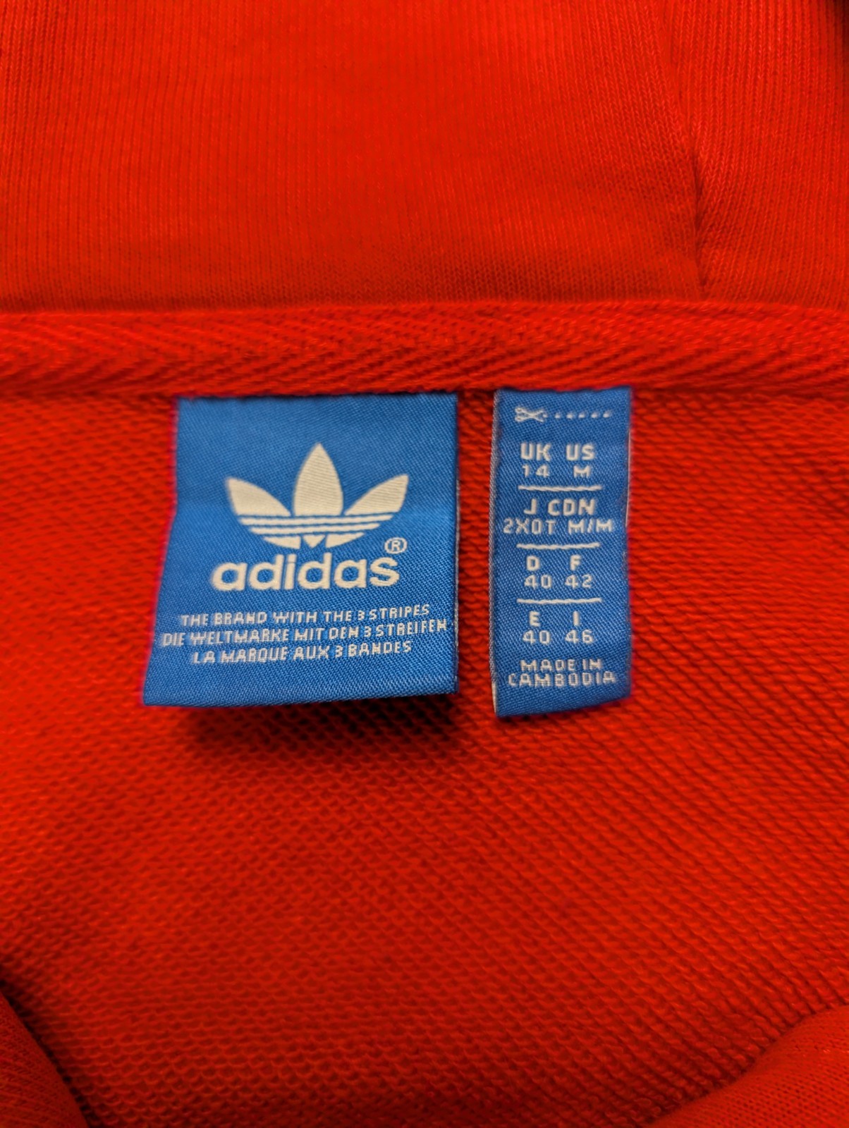 Sweat à Capuche NIKE Homme Femme M Rouge Col Zippé Poches Zippées Sport