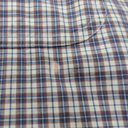 Chemise Chaps Ralph Lauren Carreaux Violet / Bleu Taille L Manches courtes Poche