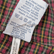 Chemise Ralph Lauren Bordeaux à Carreaux Manches Longues - Taille S