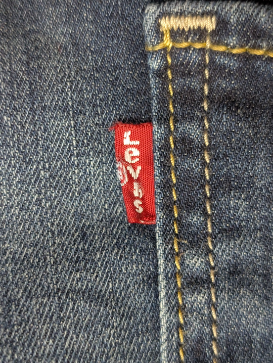 Jean Levi's 518 Femme Bleu Super Low Bootcut Flare W31 L32 Vintage