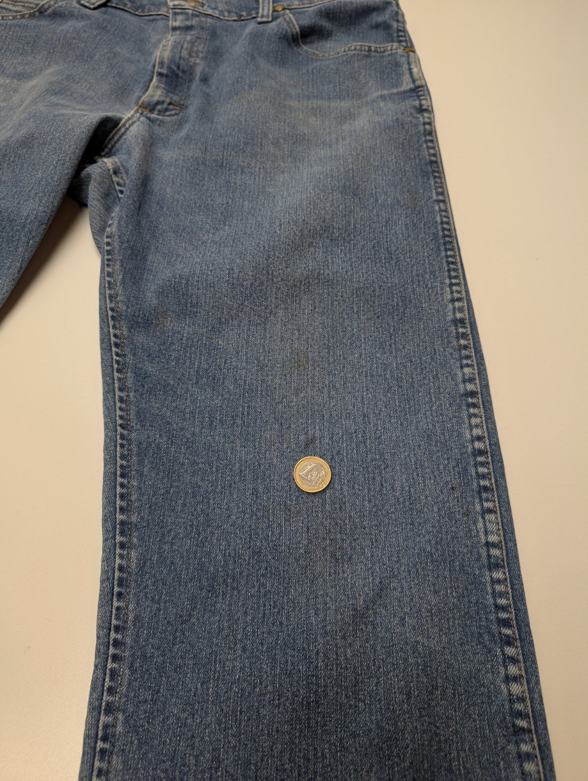 Jean Wrangler A102 Vintage Regular Fit Homme W36 L34 Bleu Denim Classic Straight