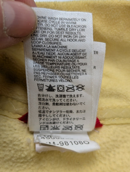 Pull Polaire Femme The North Face TKA 100 Jaune Col Zippé - Taille M